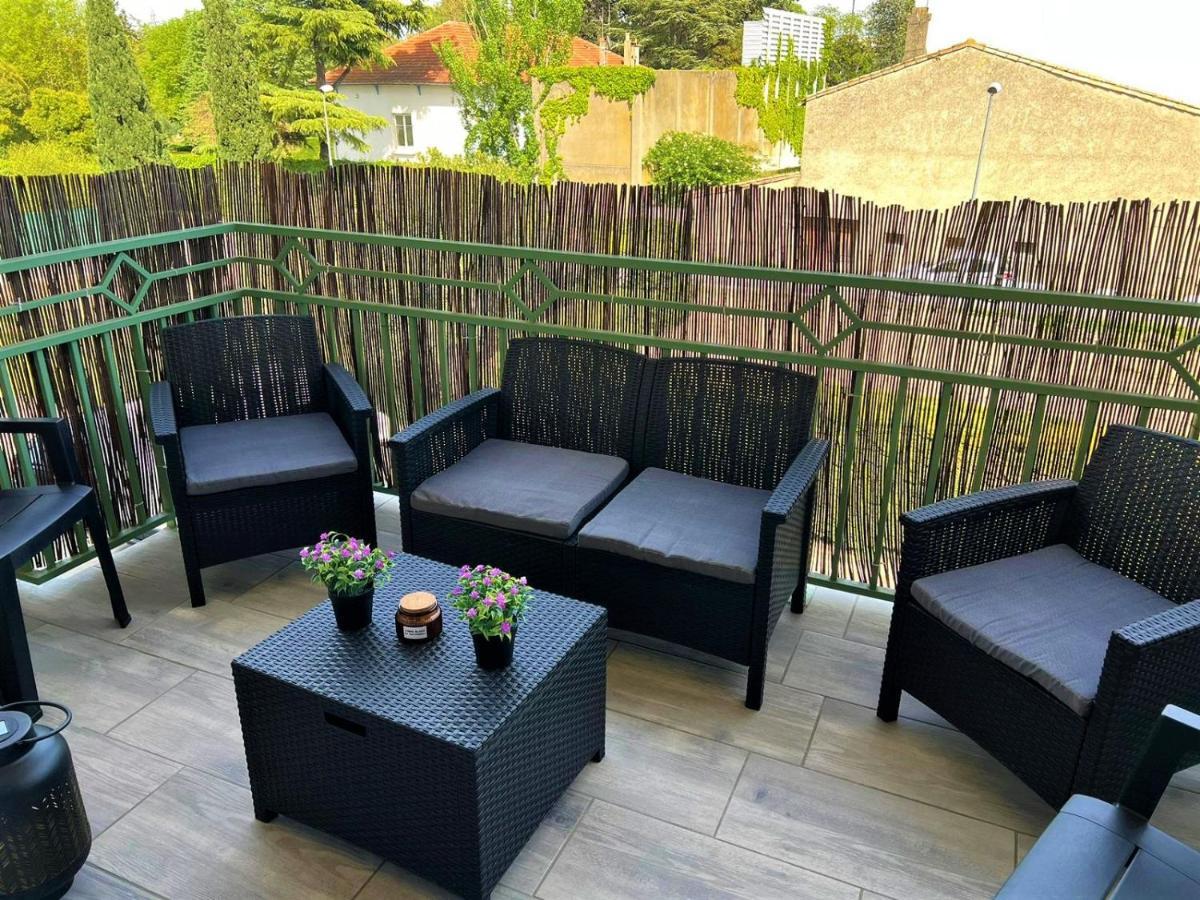 Appartement Proche Cite Medievale Et Centre Ville - Parking Prive Каркассонн Екстер'єр фото